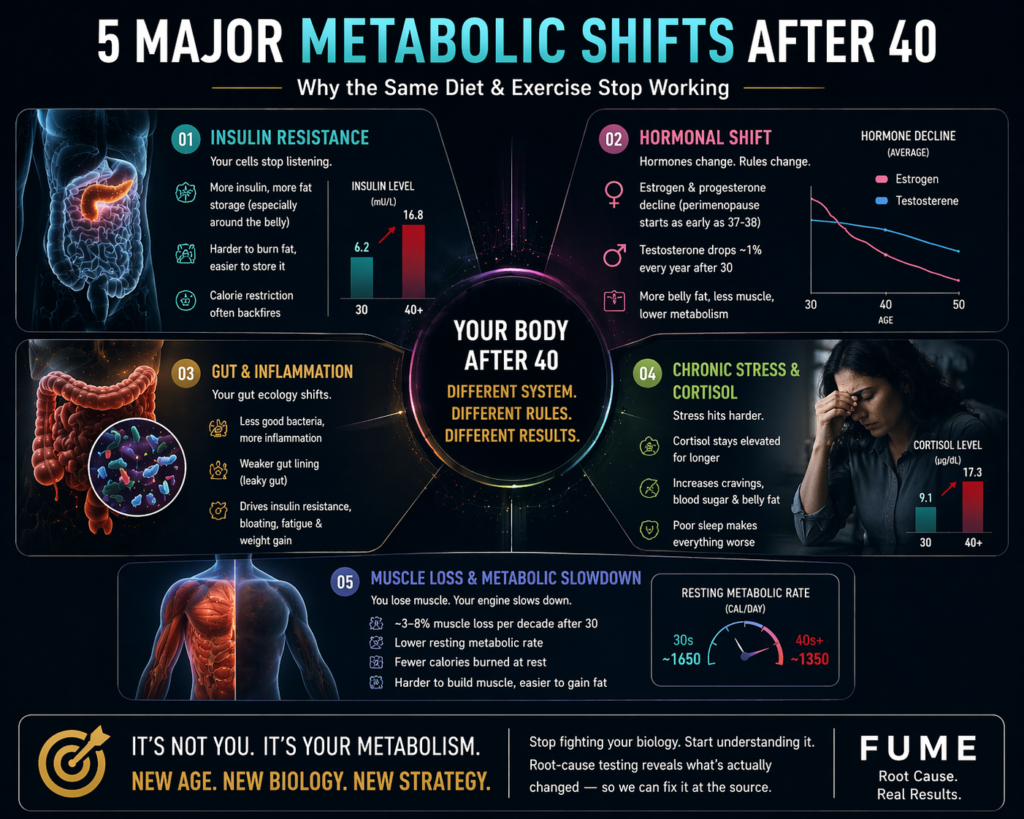 Why Diets Fail After 40: The Metabolic Shift Nobody Talks Abou